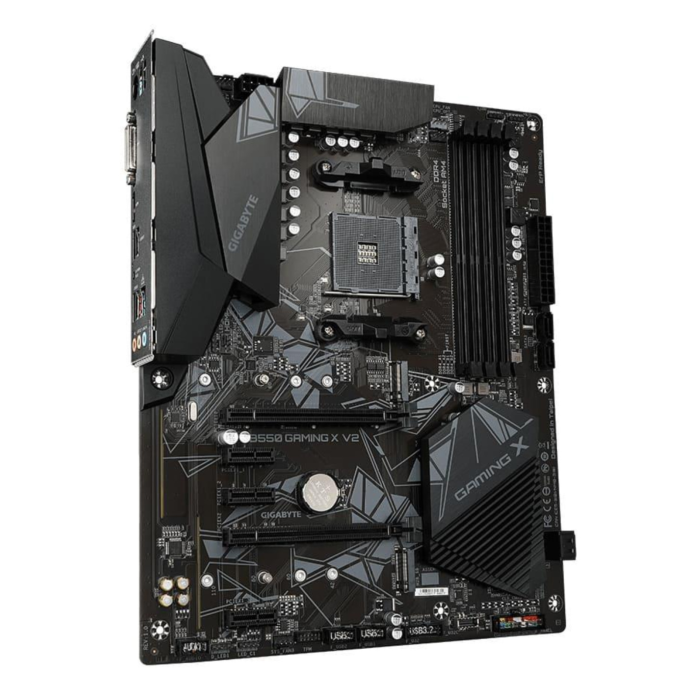Материнська плата GIGABYTE B550 Gaming X V2 (B550 GAMING X V2) (Socket AM4, AMD B550, ATX)