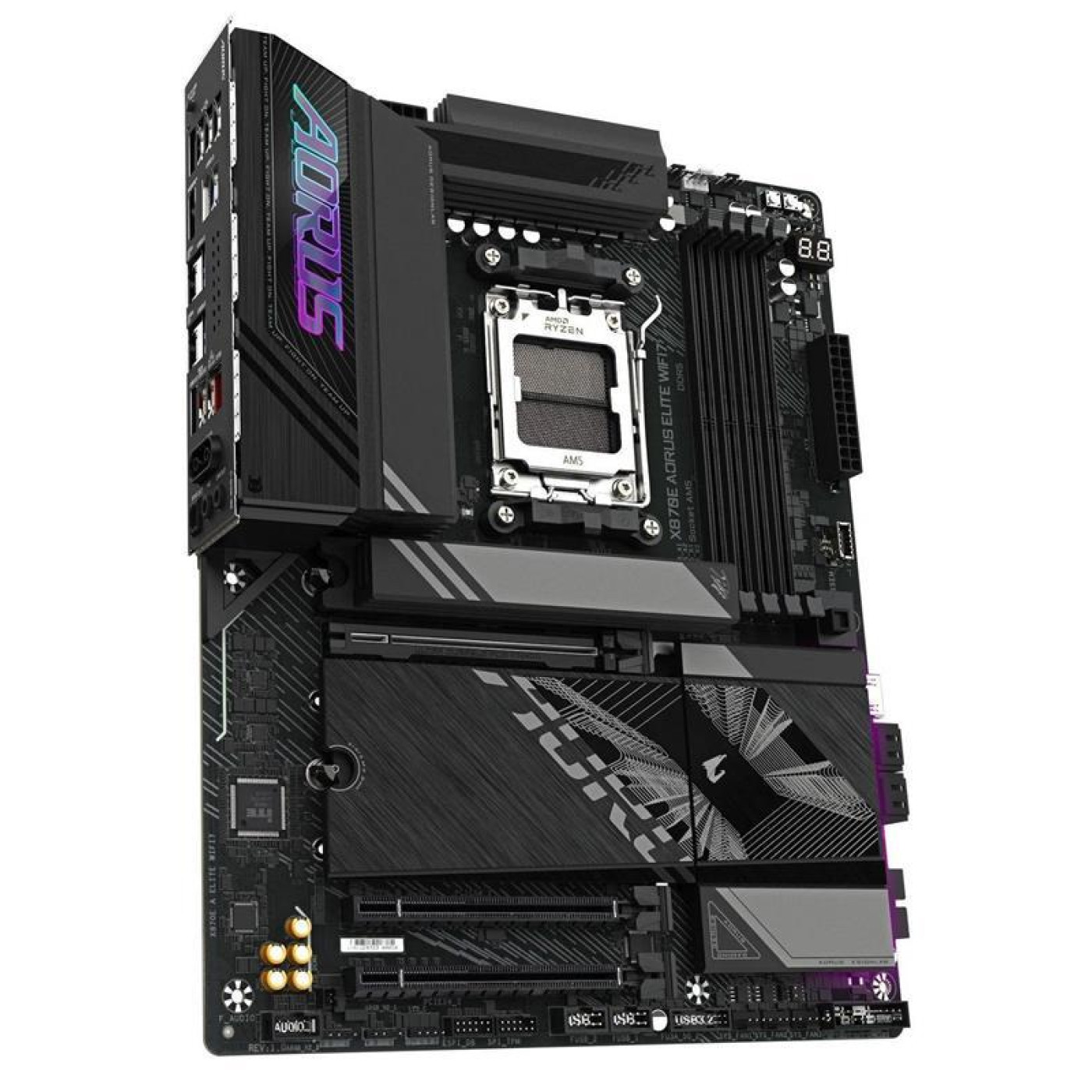 Материнская плата Gigabyte X870E A ELITE WIFI7 (X870E A ELITE WIFI7) (Socket AM5, AMD X870E, ATX)