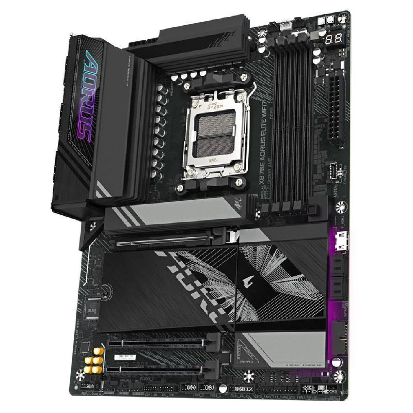 Материнская плата Gigabyte X870E A ELITE WIFI7 (X870E A ELITE WIFI7) (Socket AM5, AMD X870E, ATX)