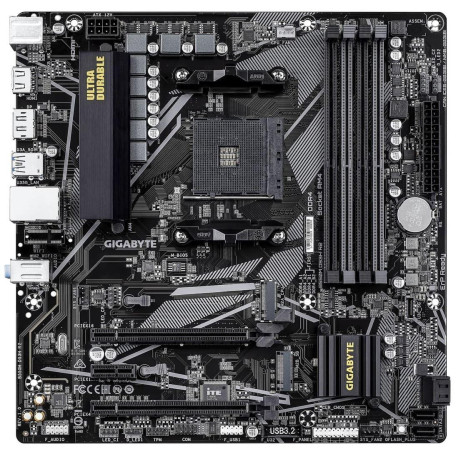 Материнська плата GIGABYTE B550M DS3H R2 (B550M DS3H R2) (Socket AM4, AMD B550, Micro-ATX)