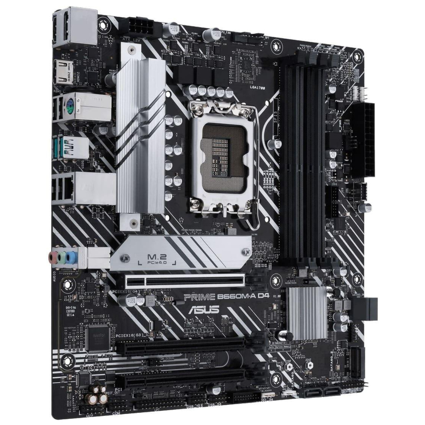 Материнська плата ASUS PRIME B660M-A D4 (PRIME B660M-A D4) (Socket 1700, Intel B660, Micro-ATX) Б/в