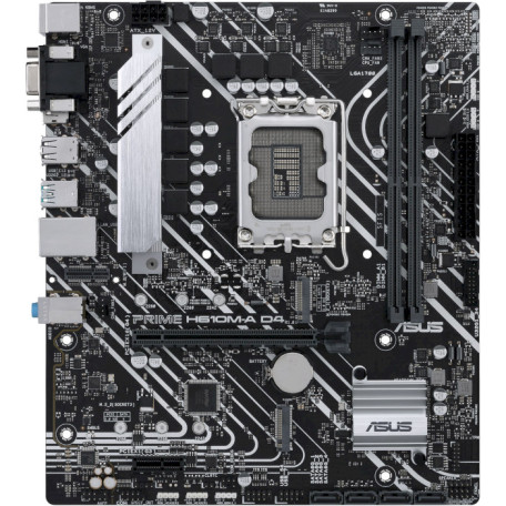 Материнська плата ASUS PRIME H610M-A D4-CSM (PRIME H610M-A D4-CSM) (Socket 1700, Intel H610, Micro-ATX)