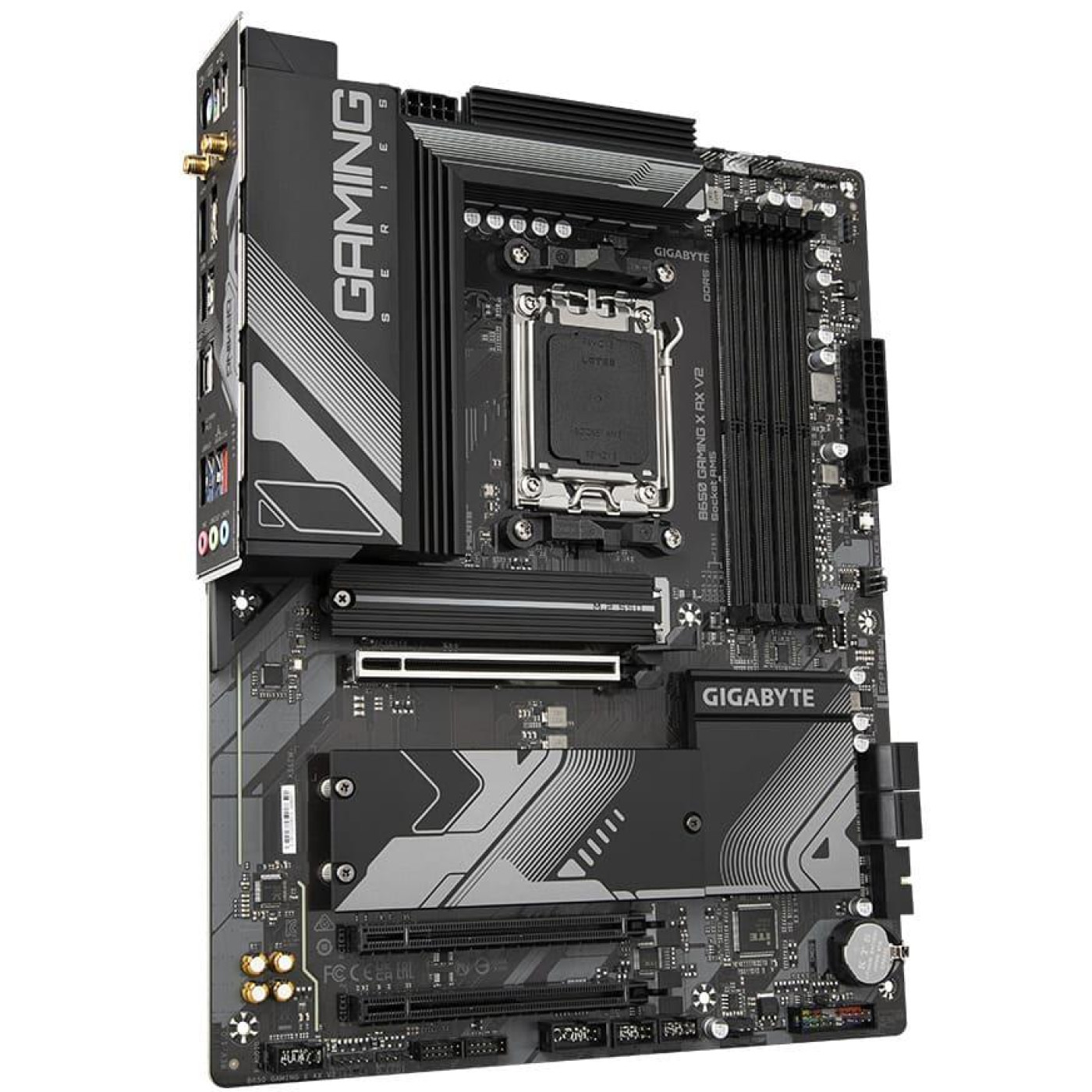 Материнская плата Gigabyte B650 GAMING X AX V2 (B650 GAMING X AX V2) (Socket AM5, AMD B650, ATX) Б/у,U1