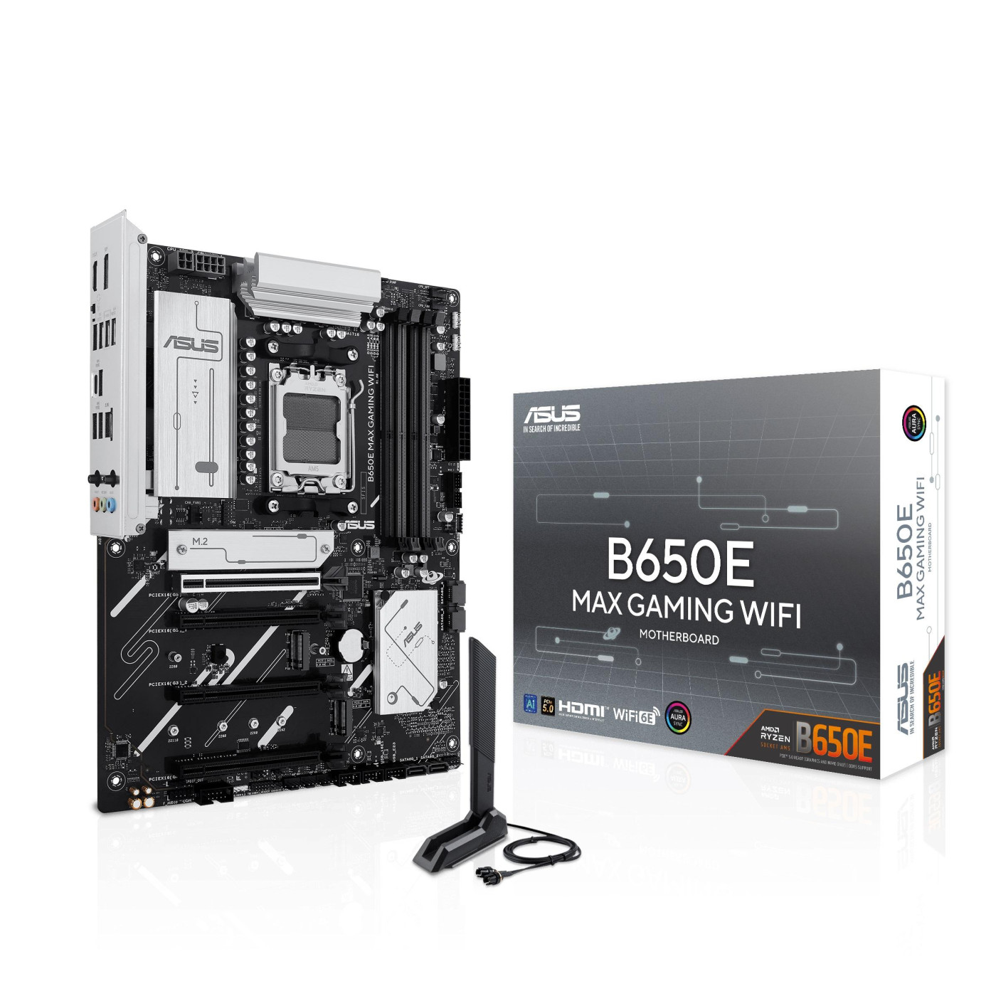 Материнская плата ASUS B650E MAX GAMING WIFI (B650E MAX GAMING WIFI) (Socket AM5, AMD B650, ATX)