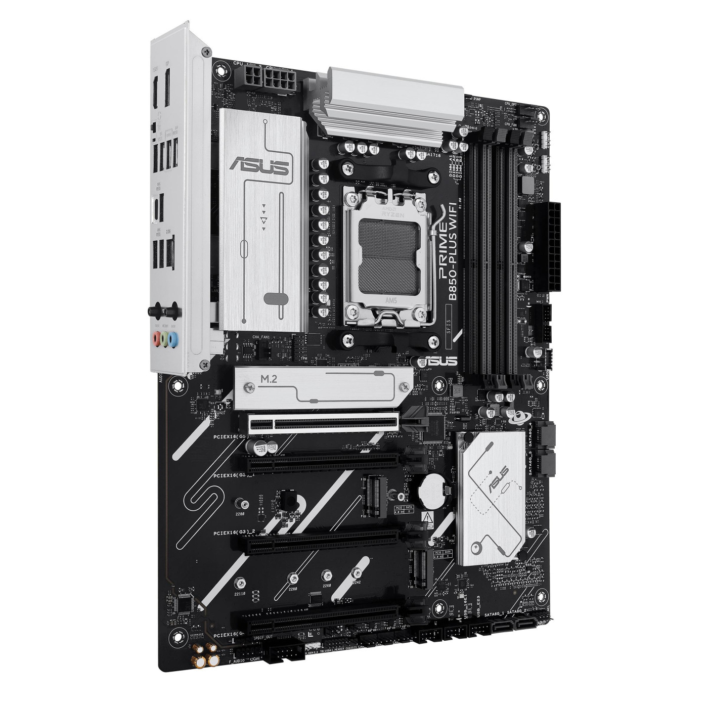 Материнская плата ASUS PRIME B850-PLUS WIFI (PRIME B850-PLUS WIFI) (Socket AM5, AMD B850, ATX)