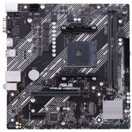 Материнська плата ASUS PRIME A520M-K (Prime A520M-K) (Socket AM4, AMD A520, Micro-ATX)