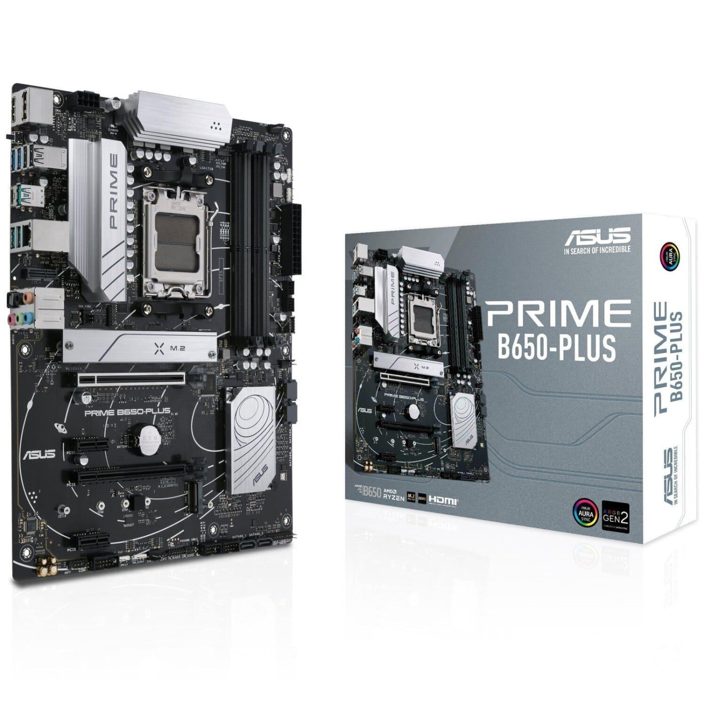 Материнская плата ASUS PRIME B650-PLUS (PRIME B650-PLUS) (Socket AM5, AMD B650, ATX)