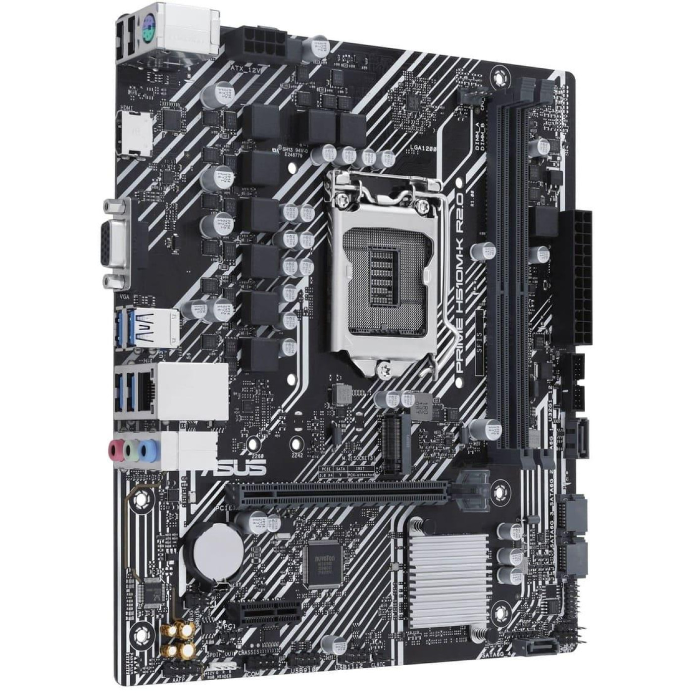 Материнська плата ASUS PRIME H510M-K R2.0 (H510M-K R2.0) (Socket 1200, Intel H510, Micro-ATX) Б/в