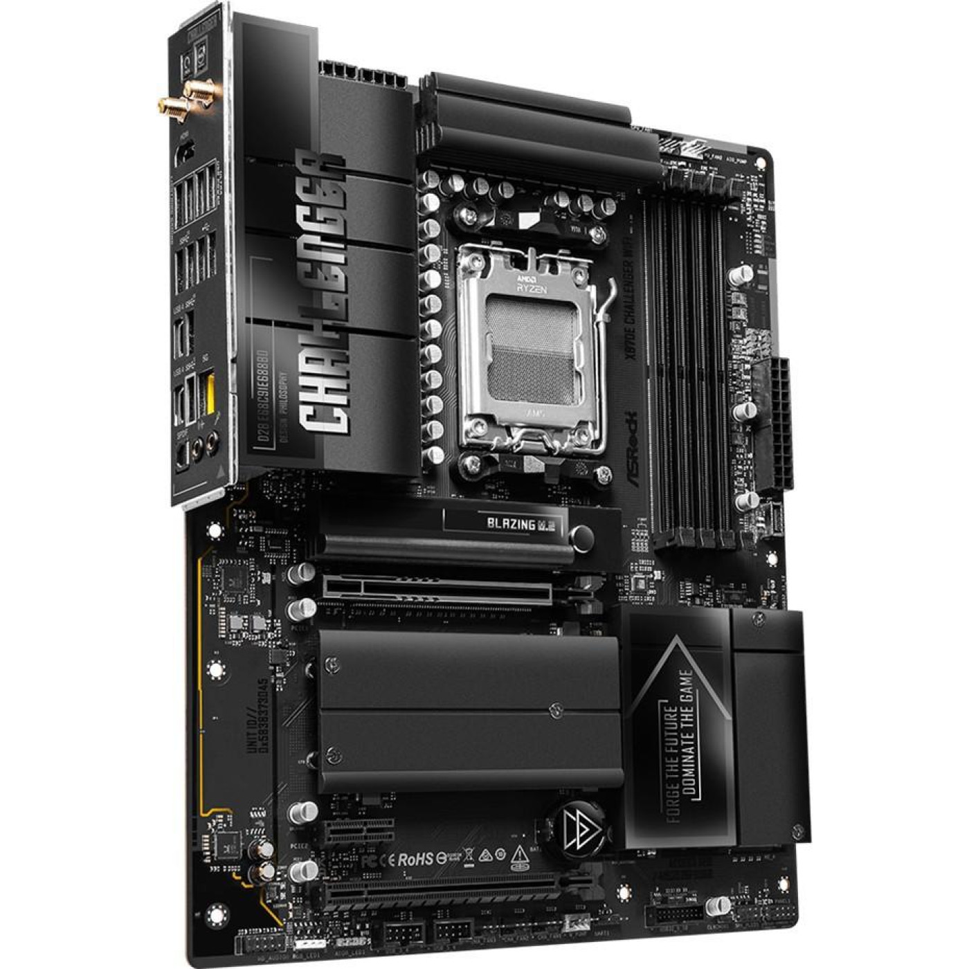 Материнська плата ASRock X870E CHALLENGER WIFI (X870E CHALLENGER WIFI) (Socket AM5, AMD X870E, ATX)