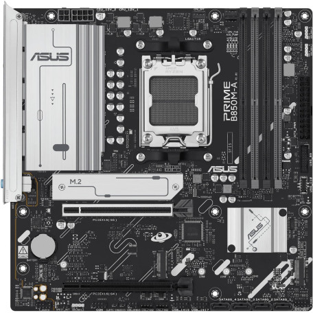 Материнська плата ASUS PRIME B850M-A-CSM (PRIME B850M-A-CSM) (Socket AM5, AMD B850, Micro-ATX)