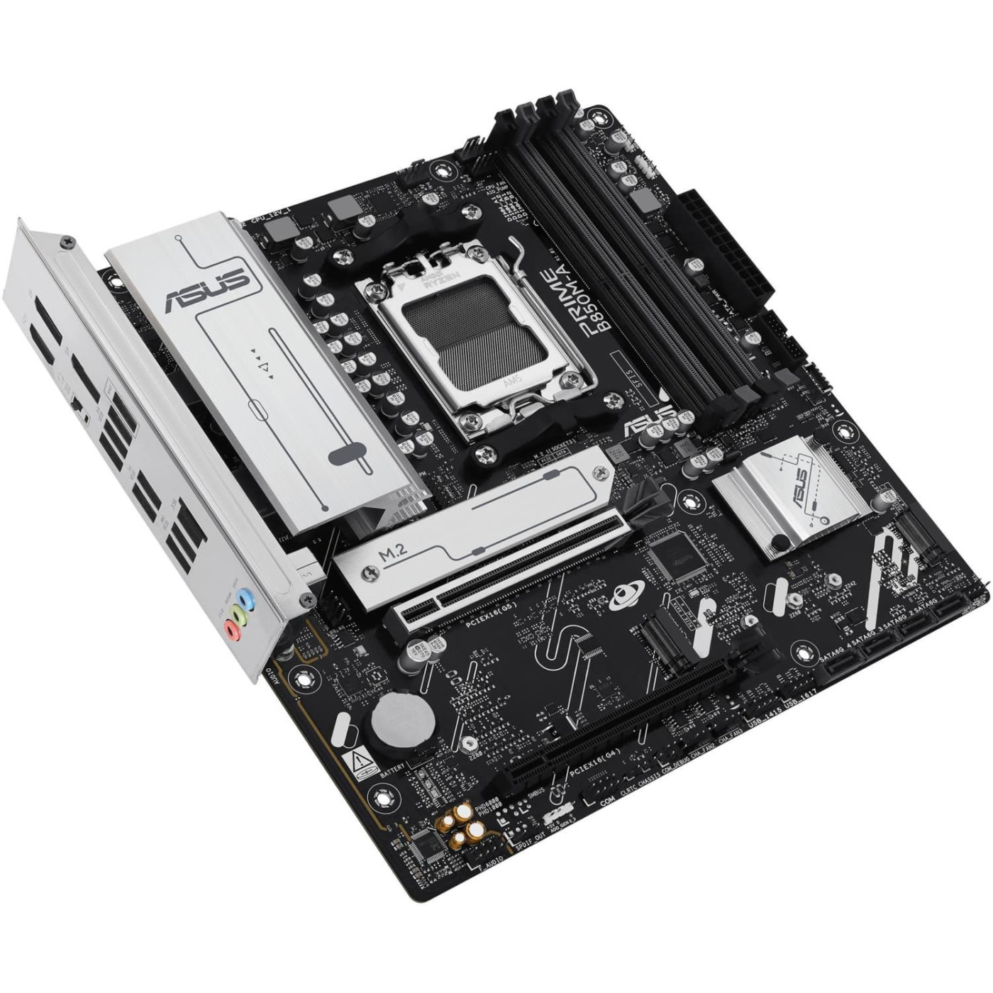 Материнская плата ASUS PRIME B850M-A-CSM (PRIME B850M-A-CSM) (Socket AM5, AMD B850, Micro-ATX)
