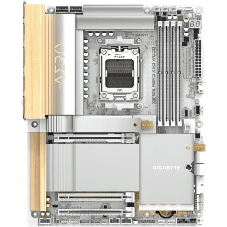 Материнська плата GIGABYTE X870E AERO X3D WOOD (X870E AERO X3D WOOD) (Socket AM5, AMD X870E, ATX)