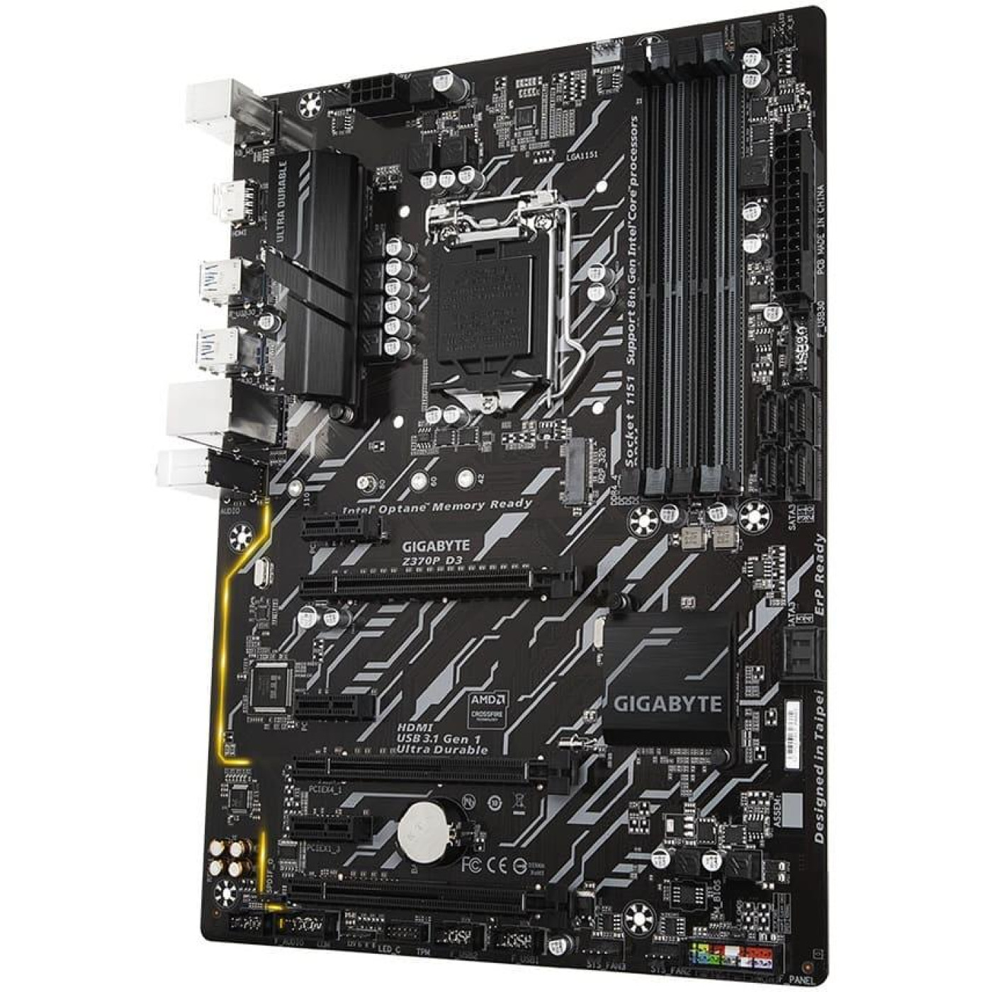 Материнська плата Gigabyte Z370P D3 (Z370P D3) (Socket 1151 v2, Intel Z370, ATX) Б/в,U1