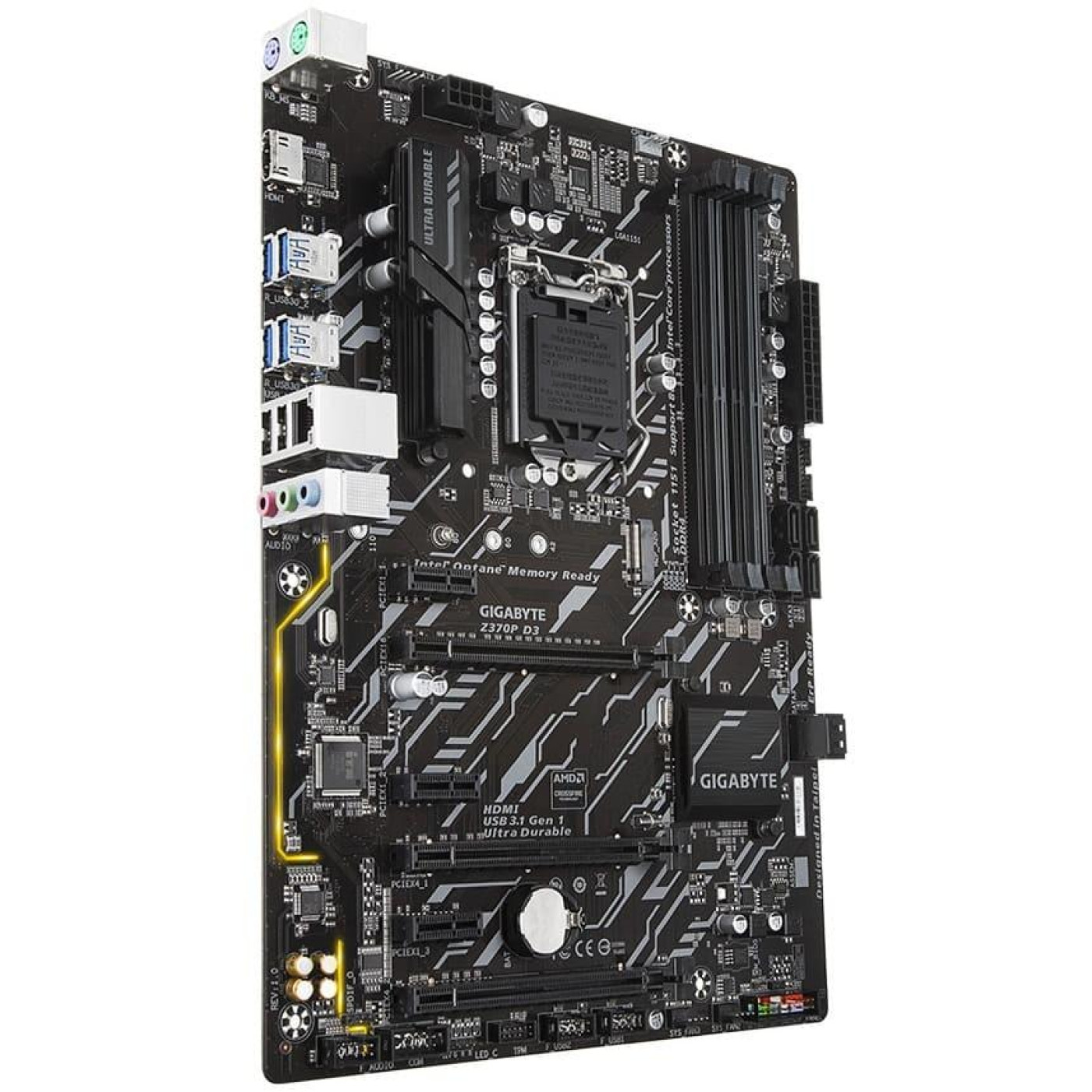 Материнська плата Gigabyte Z370P D3 (Z370P D3) (Socket 1151 v2, Intel Z370, ATX) Б/в,U1