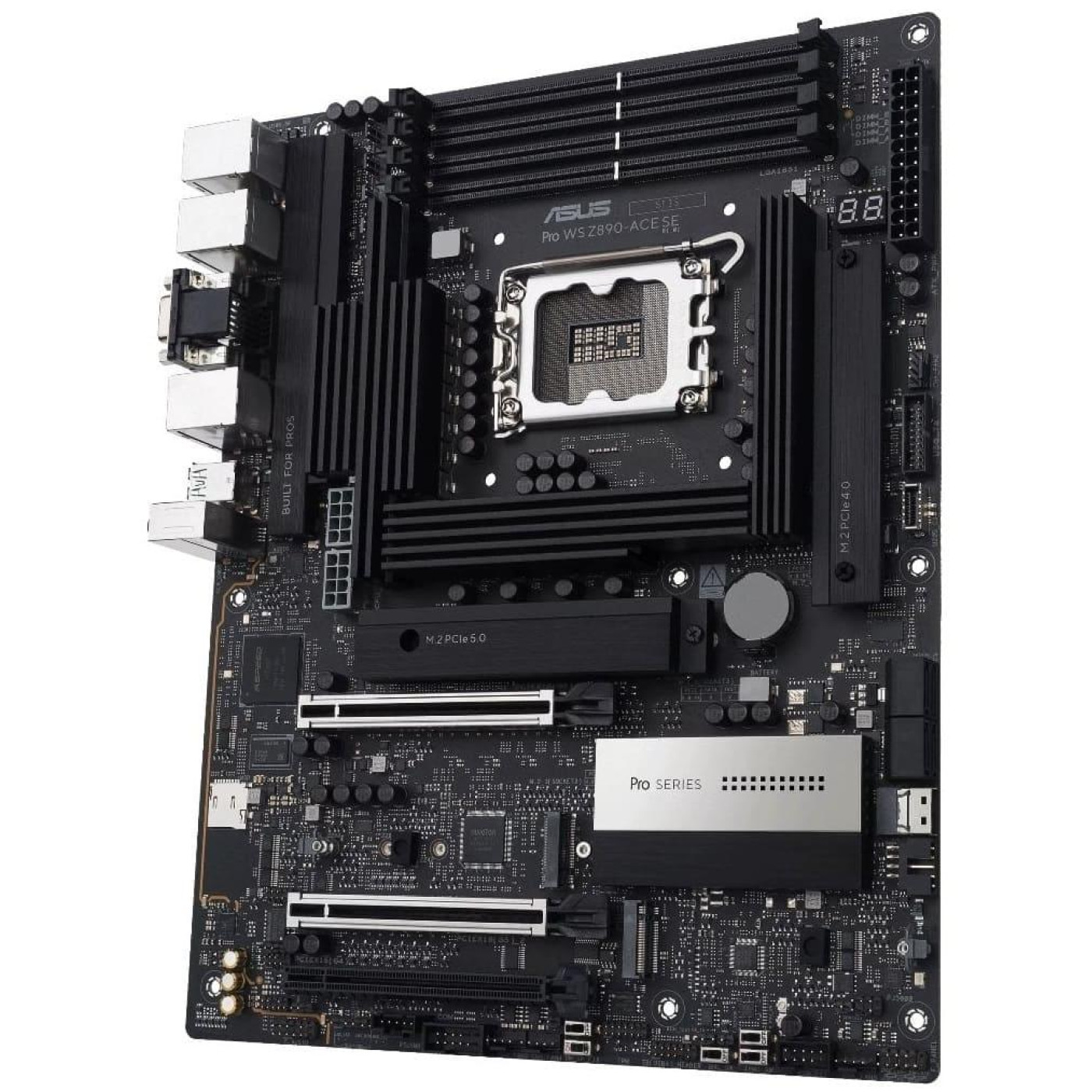 Материнська плата ASUS PRO WS Z890-ACE SE (PRO WS Z890-ACE SE) (Socket 1851, Intel Z890, ATX)