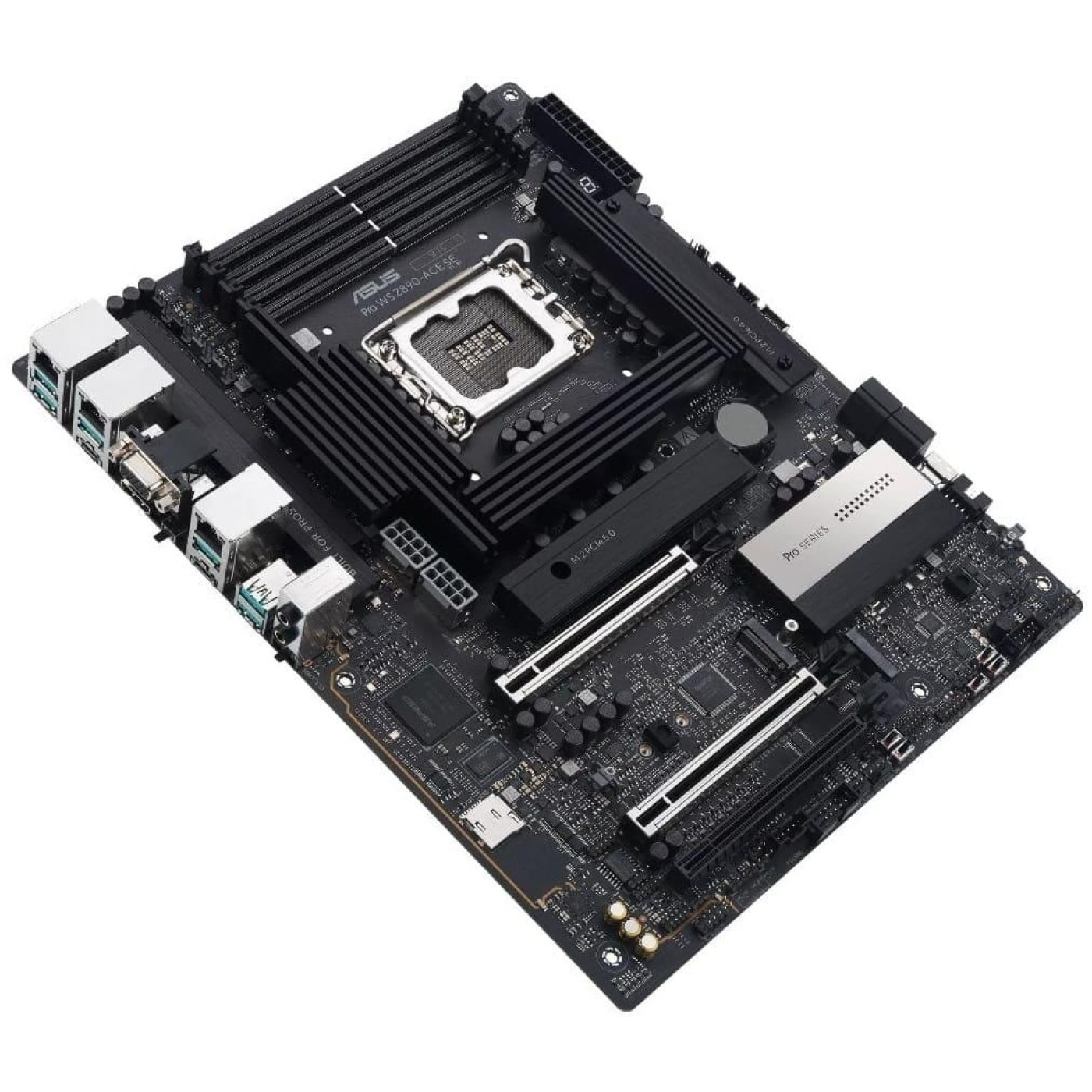 Материнська плата ASUS PRO WS Z890-ACE SE (PRO WS Z890-ACE SE) (Socket 1851, Intel Z890, ATX)