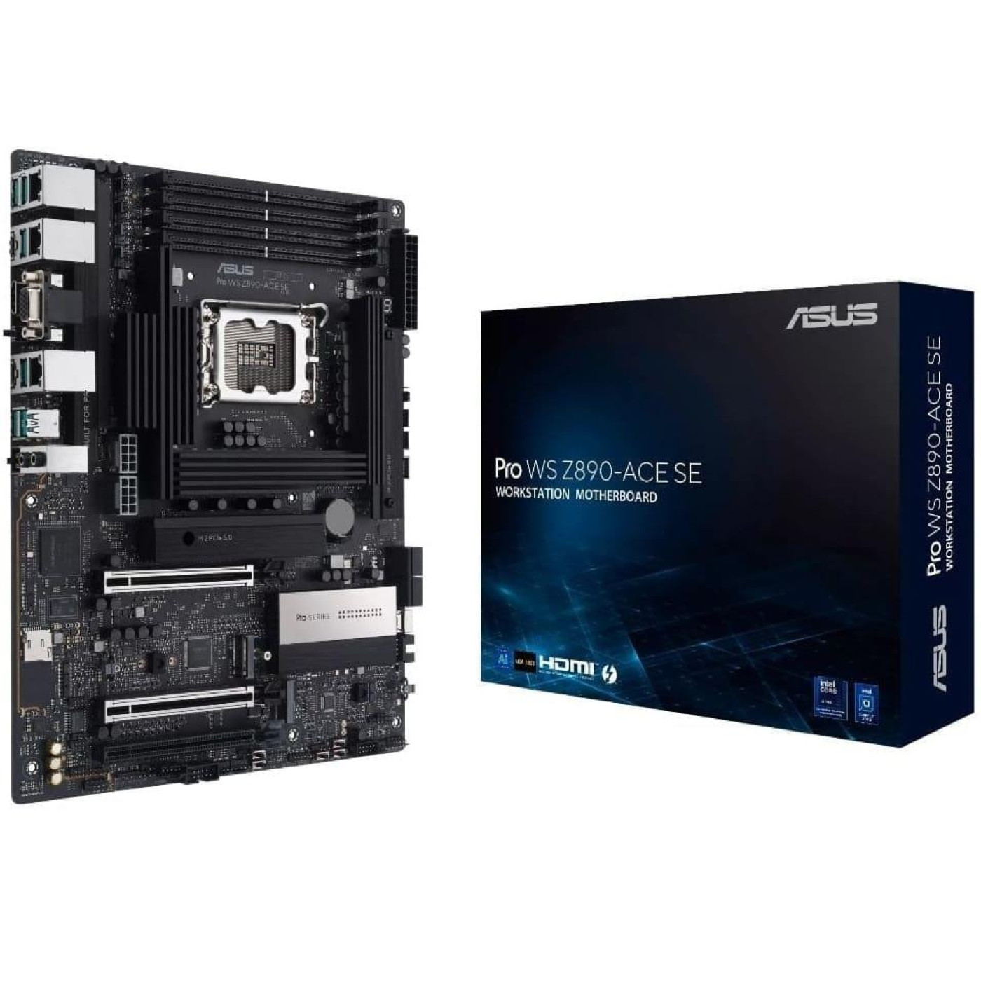 Материнська плата ASUS PRO WS Z890-ACE SE (PRO WS Z890-ACE SE) (Socket 1851, Intel Z890, ATX)