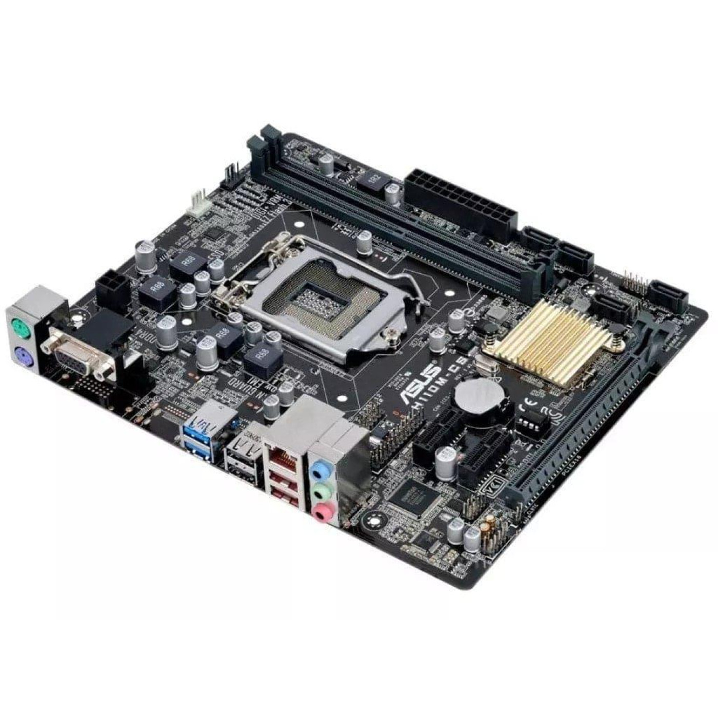 Материнская плата ASUS H110M-CS (H110M-CS) (Socket 1151, Intel H110, Micro-ATX) Б/у