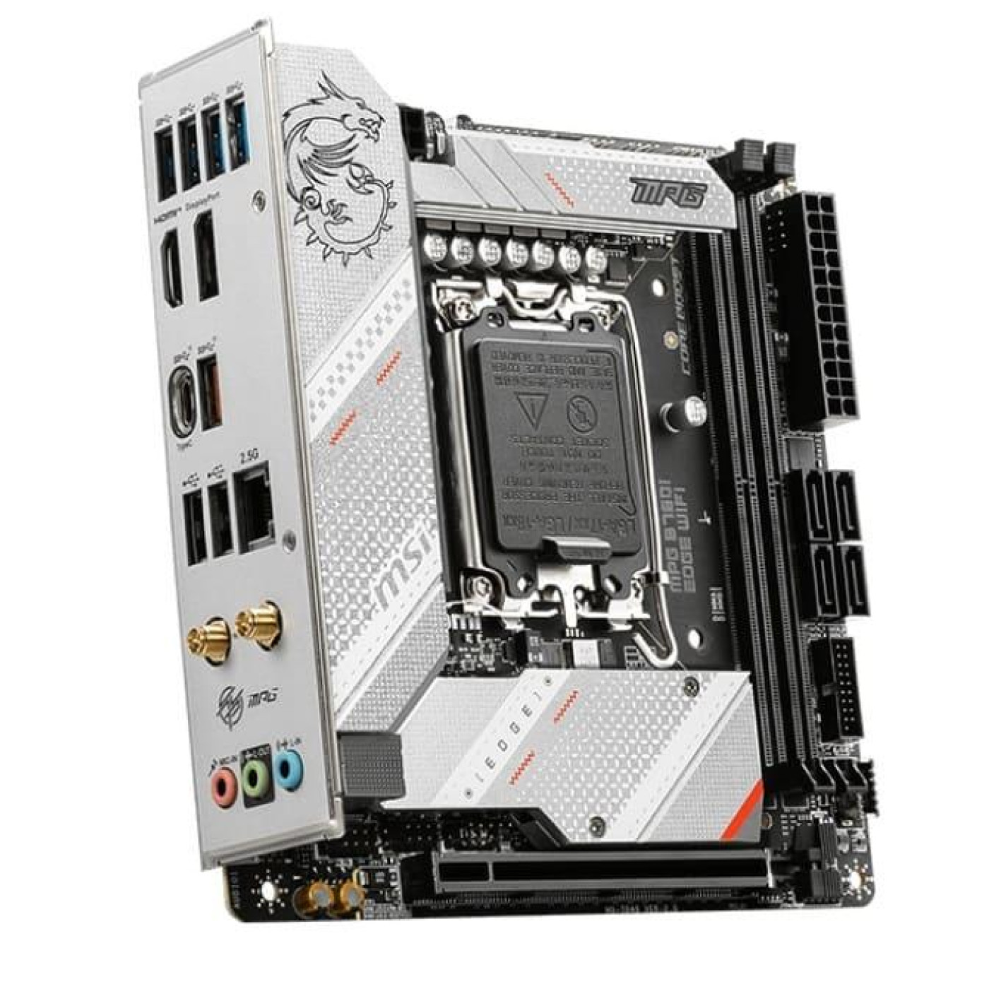 Материнська плата MSI MPG B760I EDGE WIFI (MPG B760I EDGE WIFI) (Socket 1700, Intel B760, Mini-ITX) Б/в