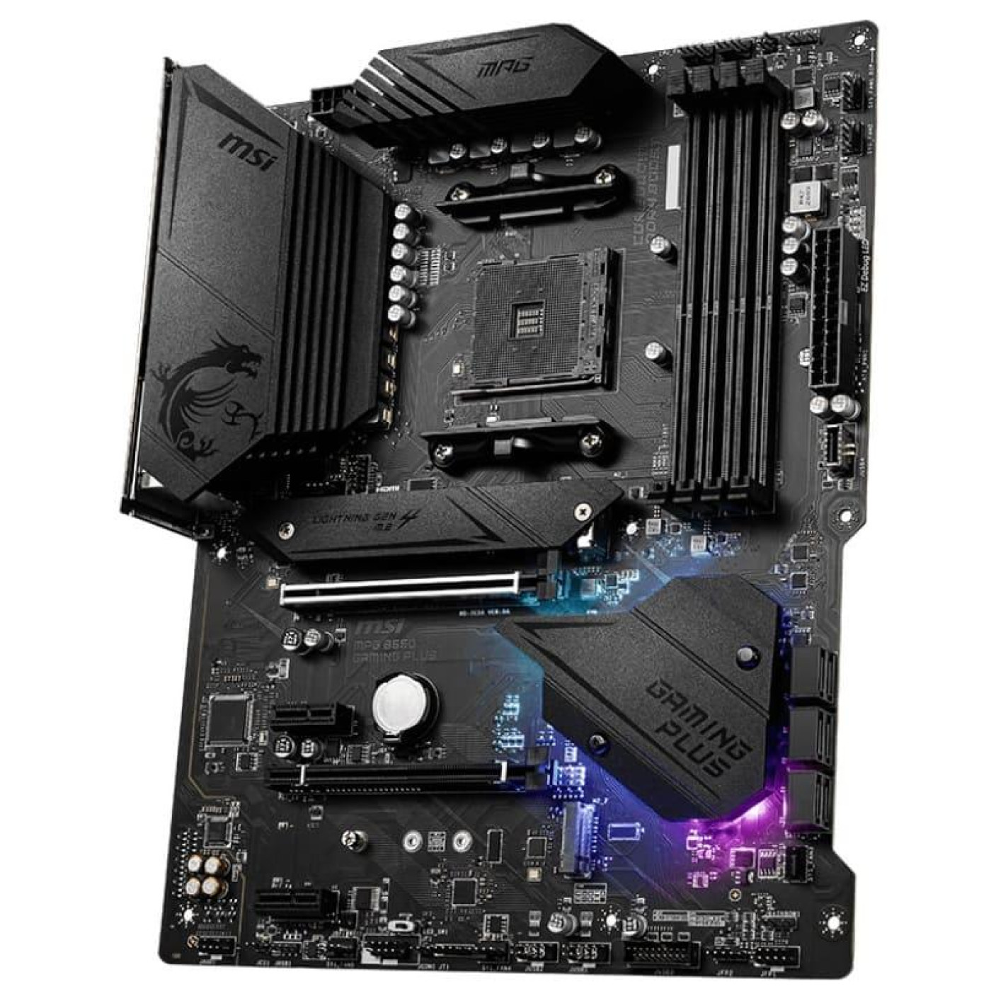 Материнська плата MSI MPG B550 Gaming Plus (MPG B550 Gaming Plus) (Socket AM4, AMD B550, ATX)