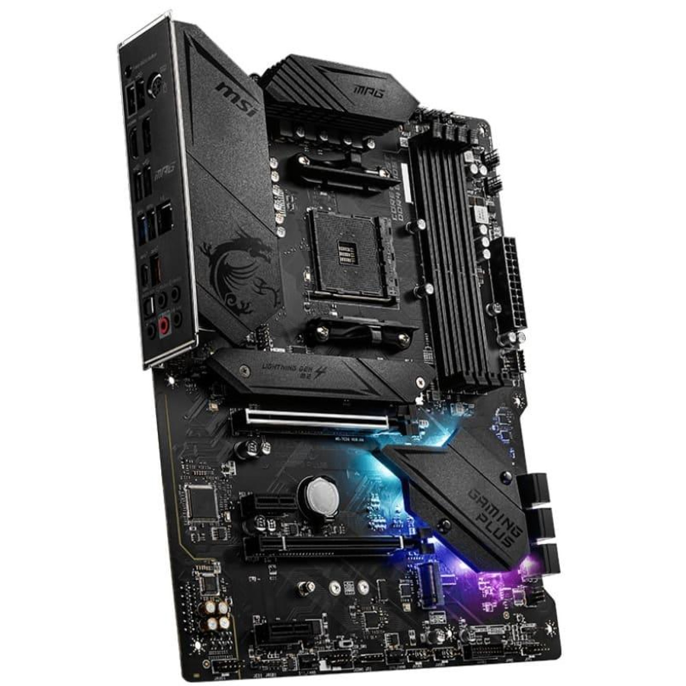 Материнська плата MSI MPG B550 Gaming Plus (MPG B550 Gaming Plus) (Socket AM4, AMD B550, ATX)