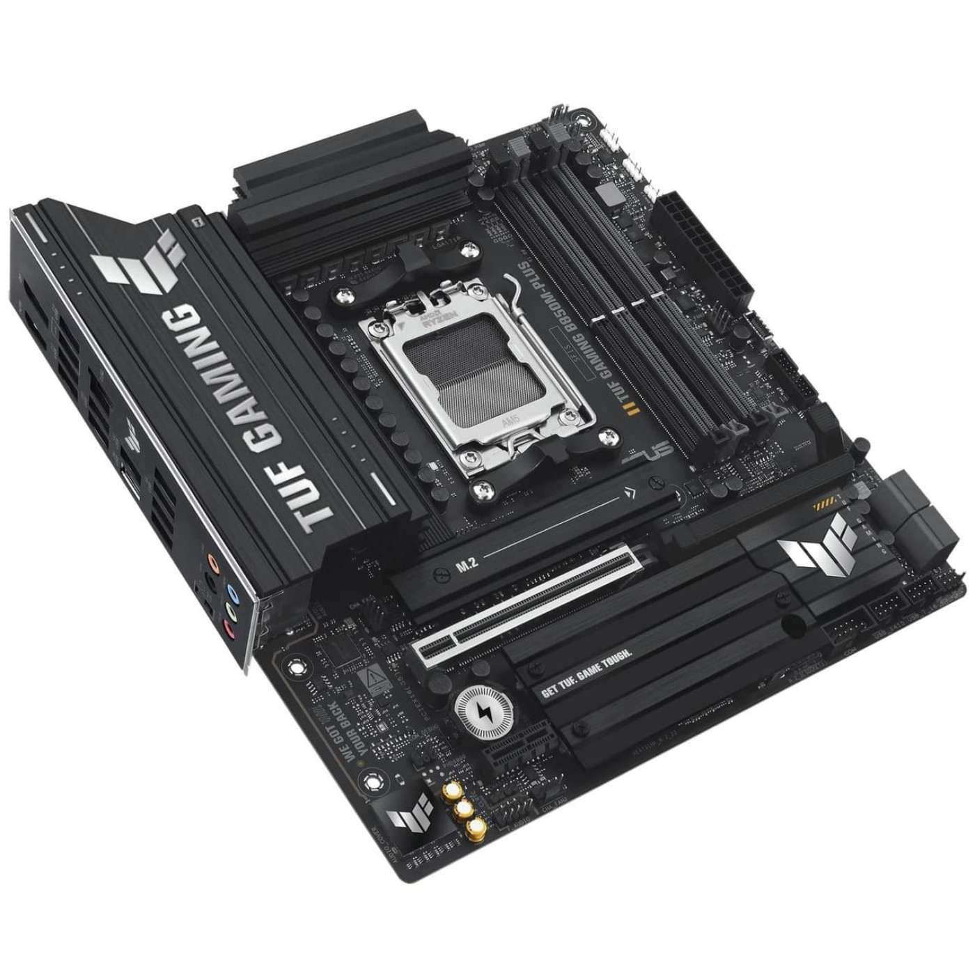 Материнская плата ASUS TUF GAMING B850M-PLUS (TUF GAMING B850M-PLUS) (Socket AM5, AMD B850, Micro-ATX)