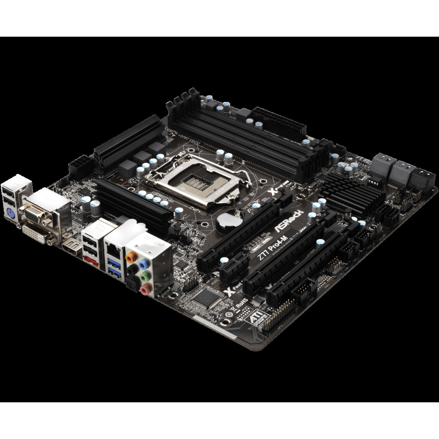 Материнская плата AsRock Z77 Pro4-M (Z77 Pro4-M) (Socket 1155, Intel Z77, Micro-ATX)