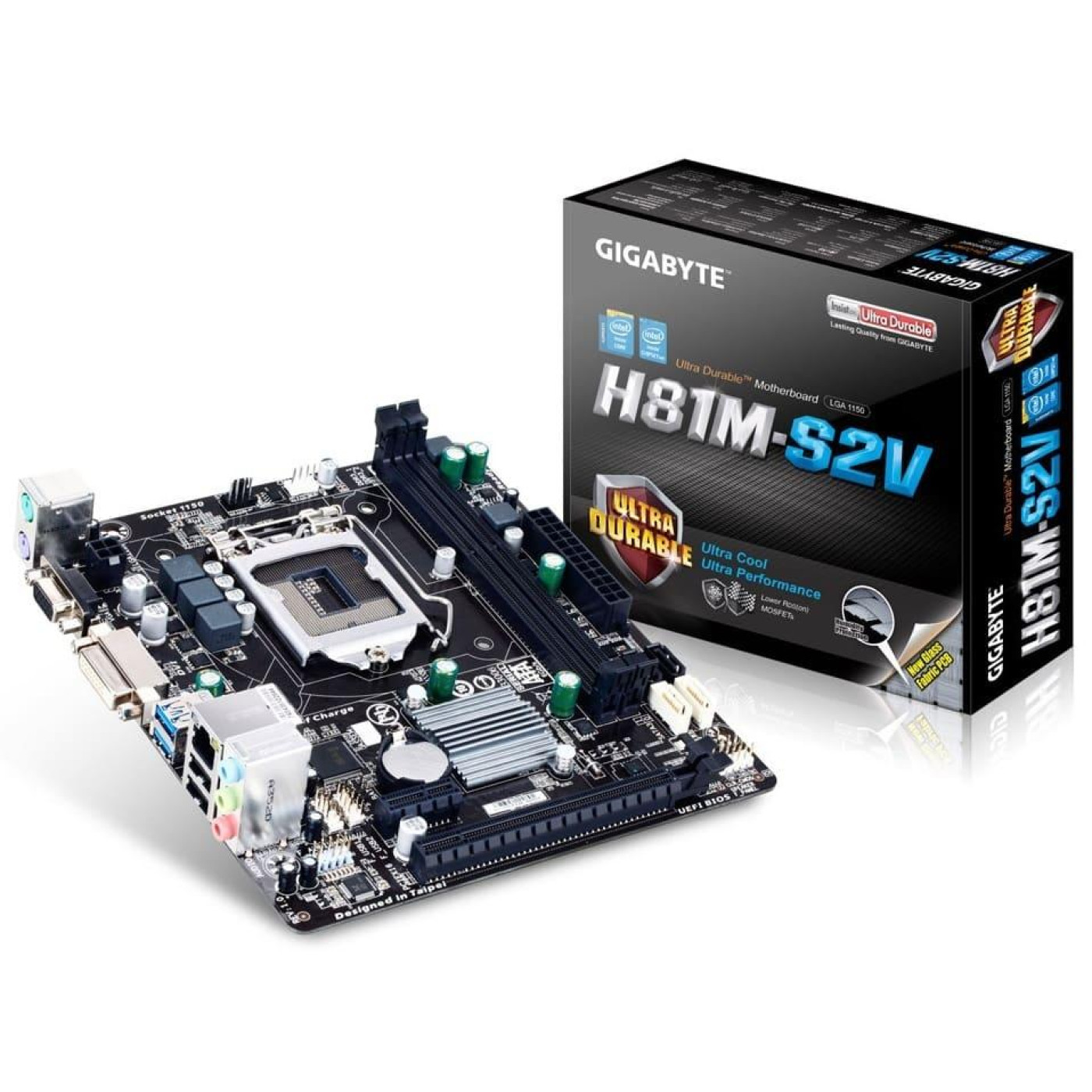 Материнская плата Gigabyte GA-H81M-S2V (GA-H81M-S2V) ( Б/у