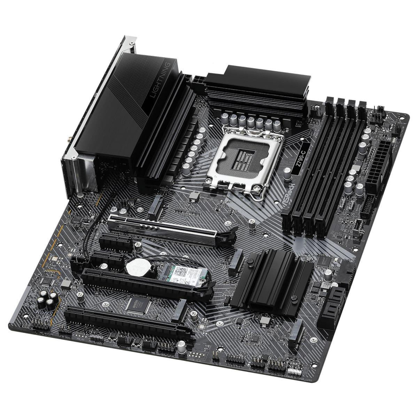 Материнська плата ASRock Z790-C Wi-Fi (90-MXBK70-A0UAYZ) (Socket 1700, Intel Z790, ATX) Б/в