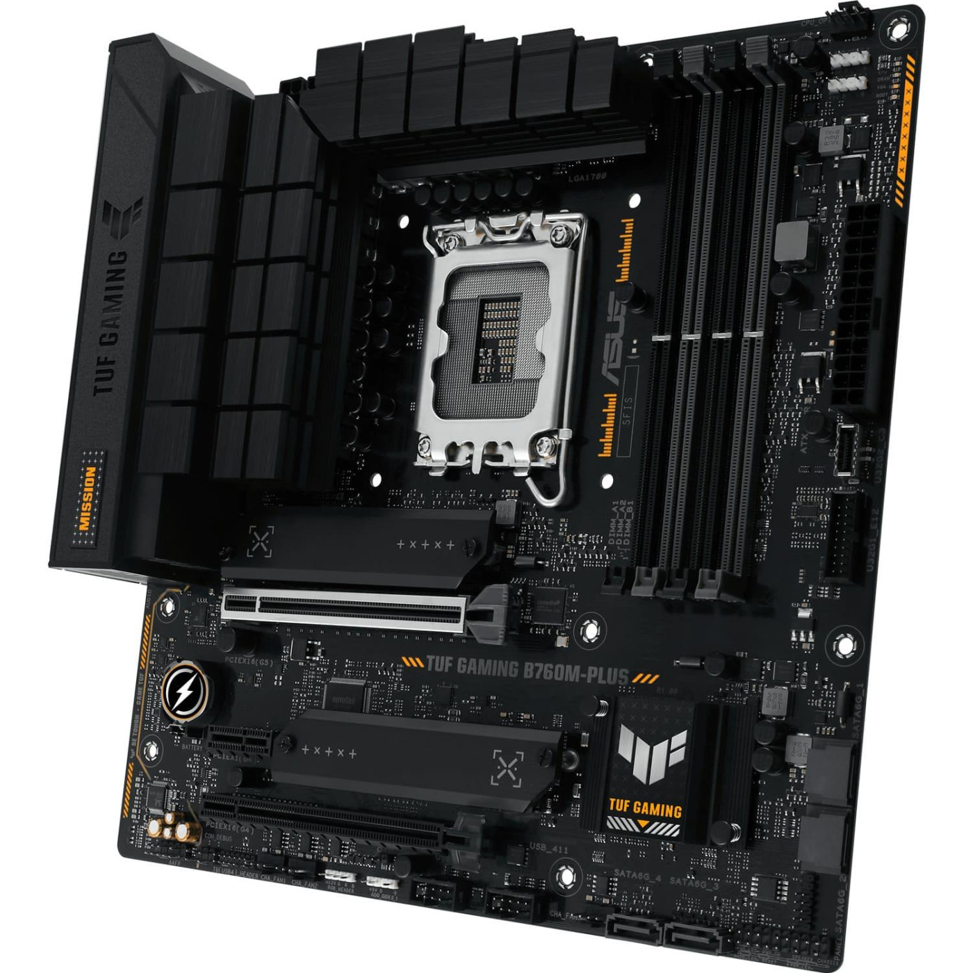 Материнська плата ASUS TUF GAMING B760M-PLUS (TUF GAMING B760M-PLUS) (Socket 1700, Intel B760, Micro-ATX)