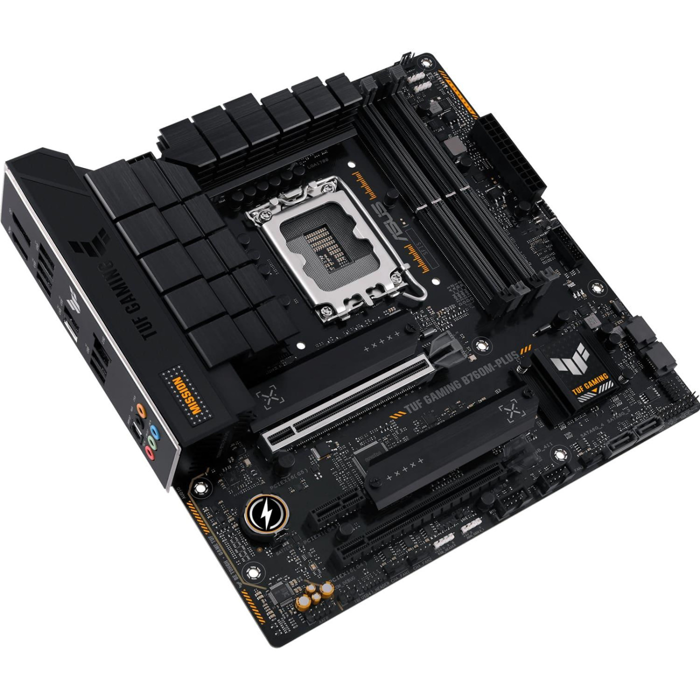 Материнська плата ASUS TUF GAMING B760M-PLUS (TUF GAMING B760M-PLUS) (Socket 1700, Intel B760, Micro-ATX)