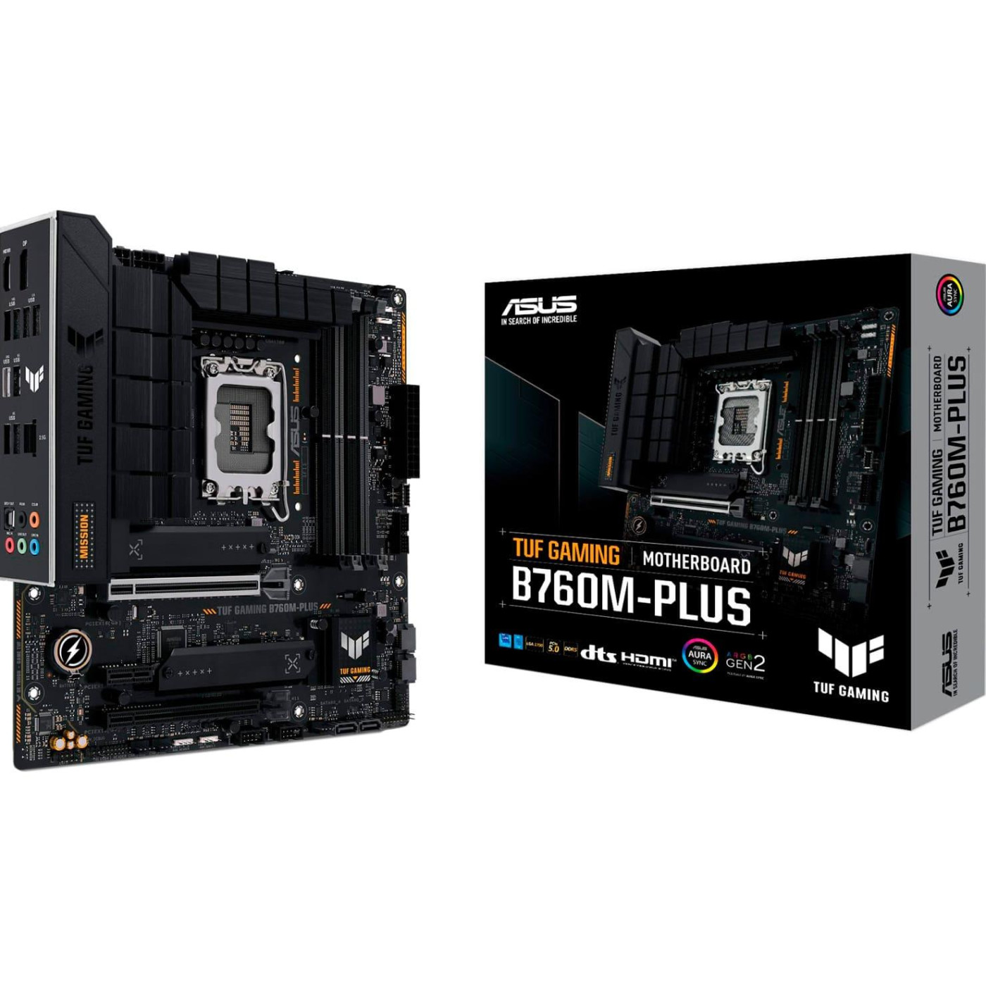 Материнська плата ASUS TUF GAMING B760M-PLUS (TUF GAMING B760M-PLUS) (Socket 1700, Intel B760, Micro-ATX)