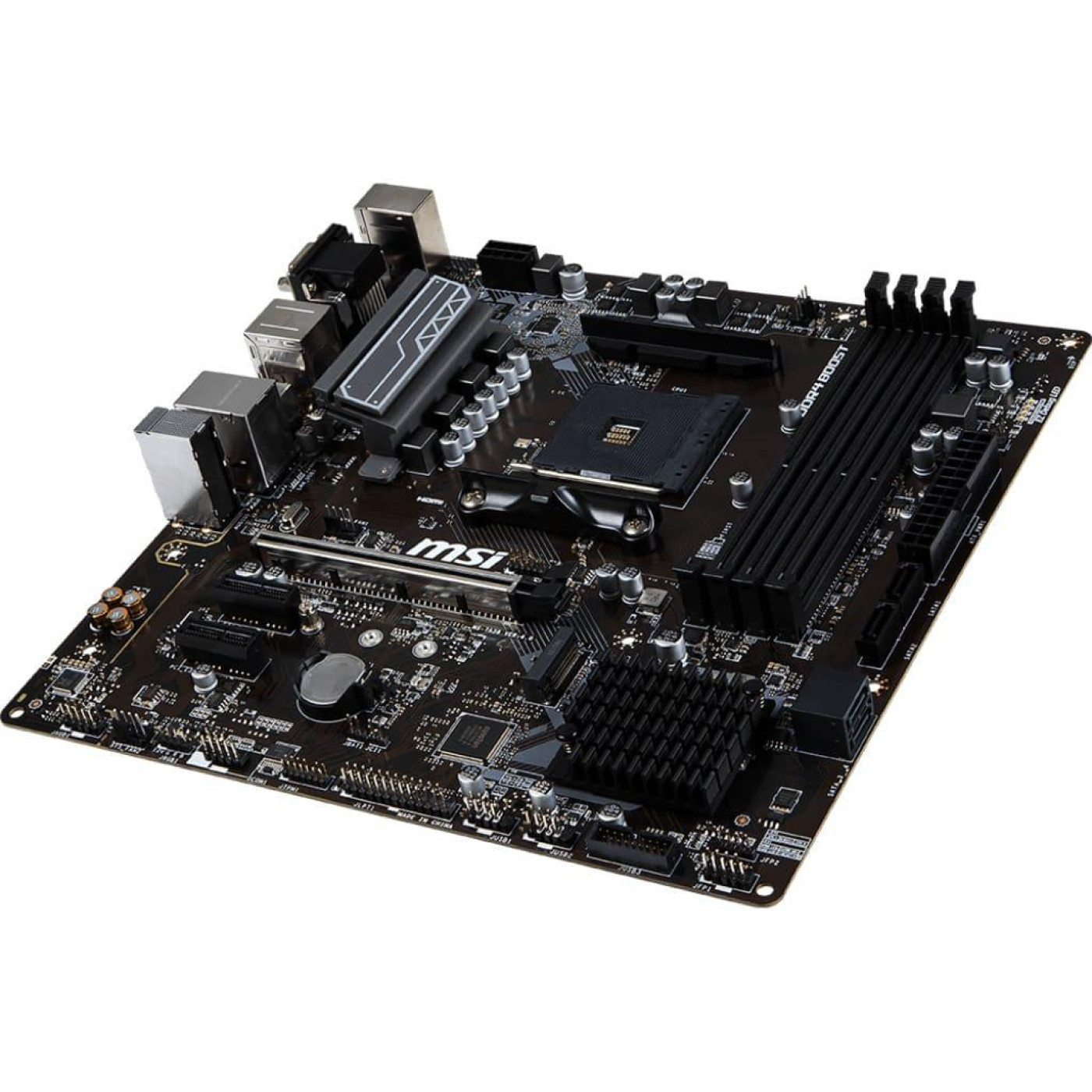 Материнская плата MSI B450M PRO-VDH V2 (B450M PRO-VDH V2) (Socket AM4, AMD B450, Micro-ATX) Б/у