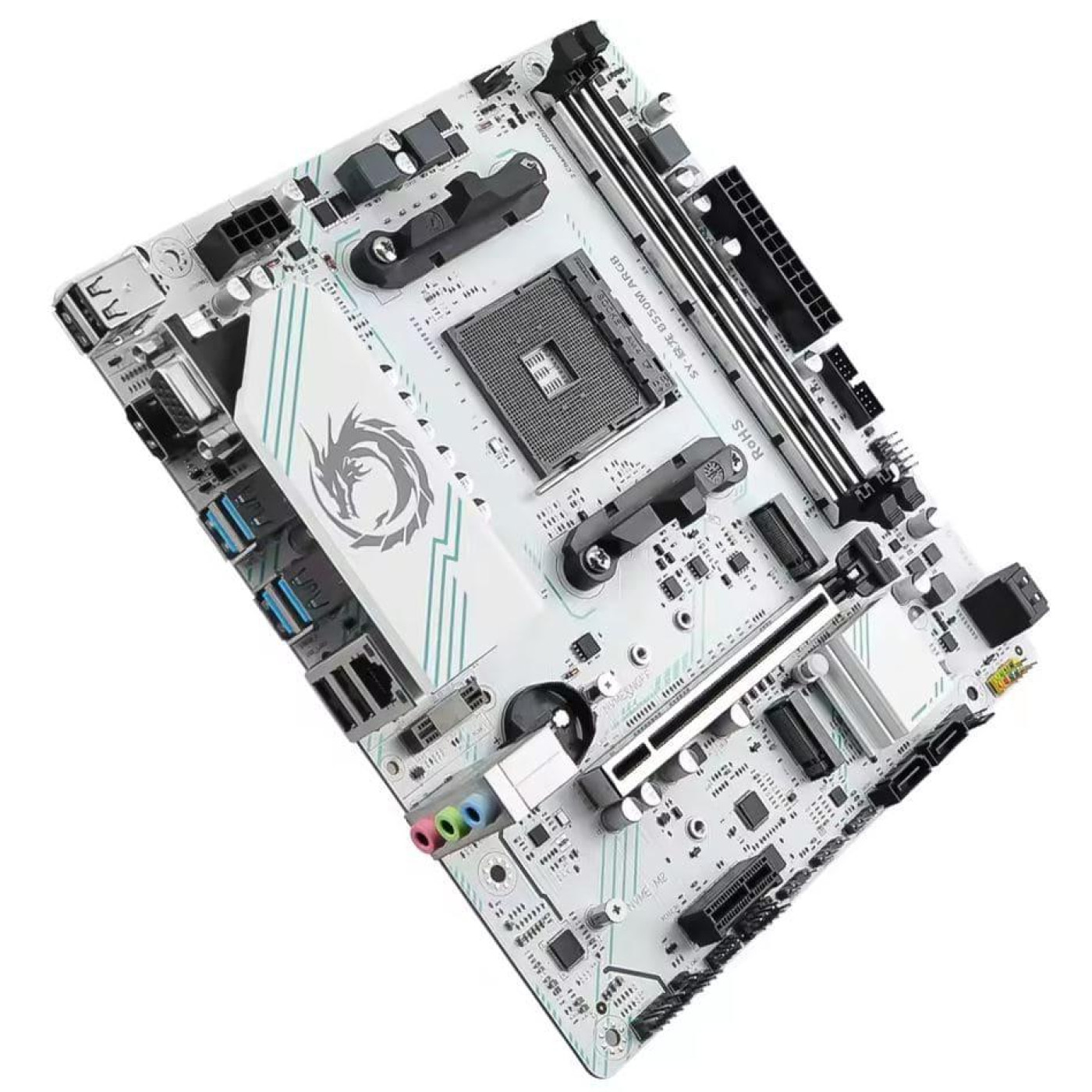 Материнська плата SOYO B550M Eternal ARGB (Monarch Dragon) White (SY-Monarch Dragon b550m ARGB White) ( Б/в