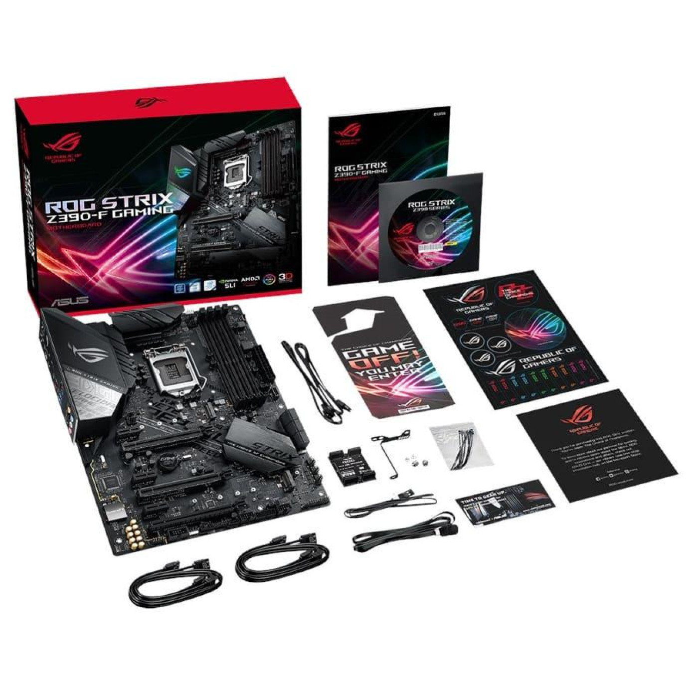Материнская плата ASUS Rog Strix Z390-F Gaming (ROG STRIX Z390-F GAMING) (Socket 1151 v2, Intel Z390, ATX) FR