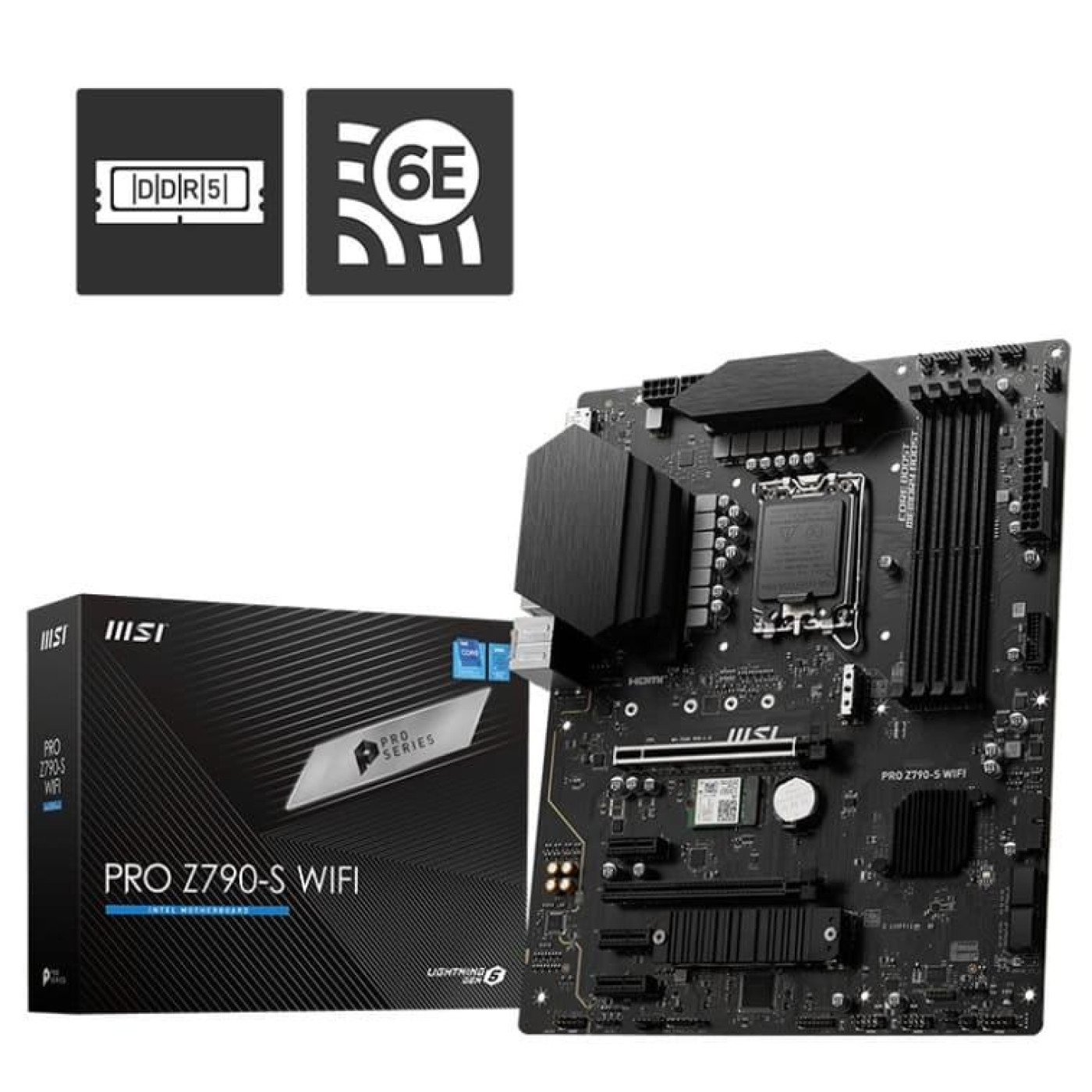 Материнська плата MSI PRO Z790-S WIFI (PRO Z790-S WIFI) (Socket 1700, Intel Z790, ATX)