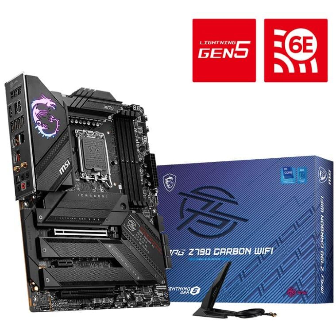 Материнская плата MSI MPG Z790 CARBON WIFI (MPG Z790 CARBON WIFI) (Socket 1700, Intel Z790, ATX) Б/у