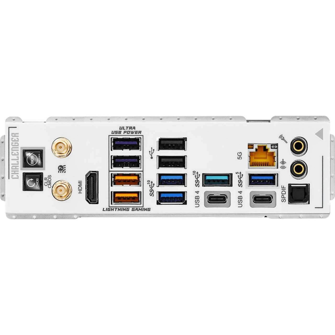 Материнська плата ASRock X870E CHALLENGER WIFI WHITE (X870E CHALLENGER WIFI WHITE) (Socket AM5, AMD X870E, ATX)
