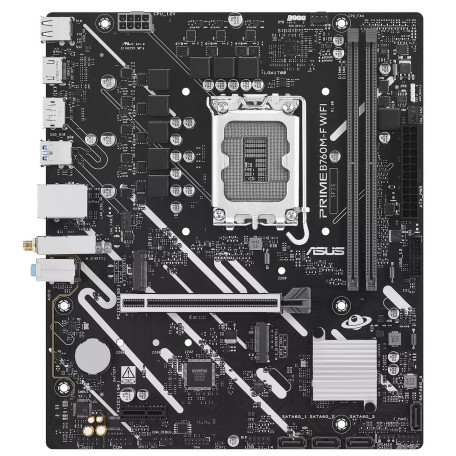 Материнська плата ASUS PRIME B760M-F WIFI (PRIME B760M-F WIFI) (Socket 1700, Intel B760, Micro-ATX)