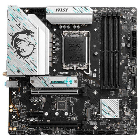 Материнська плата MSI B760M GAMING PLUS WIFI (B760M GAMING PLUS WIFI) (Socket 1700, Intel B760, Micro-ATX)