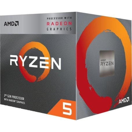 Процессор AMD Ryzen 5 3400G SBX (YD3400C5FHSBX) (Socket AM4, 8T, 4.2 ГГц, Tray)