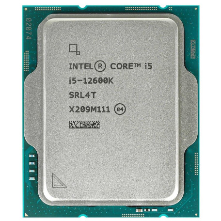 Процесор Intel Core i5 12600K (BX8071512600K) (Socket 1700, 16T, 4.9 ГГц, Box)