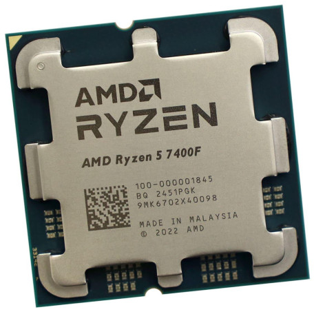 Процессор AMD Ryzen 5 7400F (100-000001845) (Socket AM5, 12T, 4.7 ГГц, Tray) Б/у