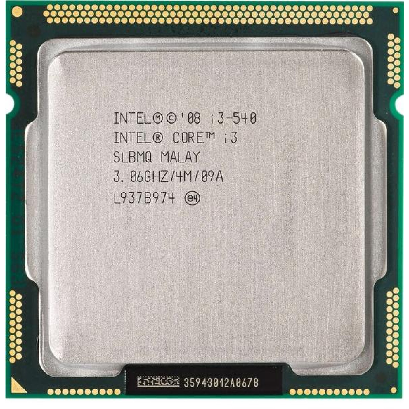 Процессор Intel Core i3 530 (CM80616003180AG) (Socket 1156, 4T, 3.06 ГГц, Tray) Б/у