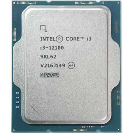 Процесор Intel Core i3 12100 (CM8071504651012) (Socket 1700, 8T, 4.3 ГГц, Tray)