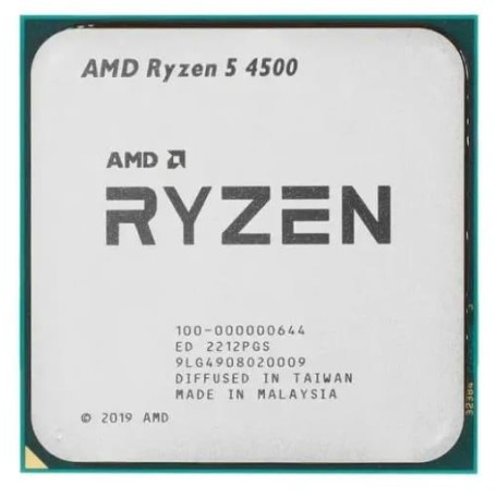 Процессор AMD Ryzen 5 4500 (100-000000644) (Socket AM4, 12T, 4.1 ГГц, Tray)
