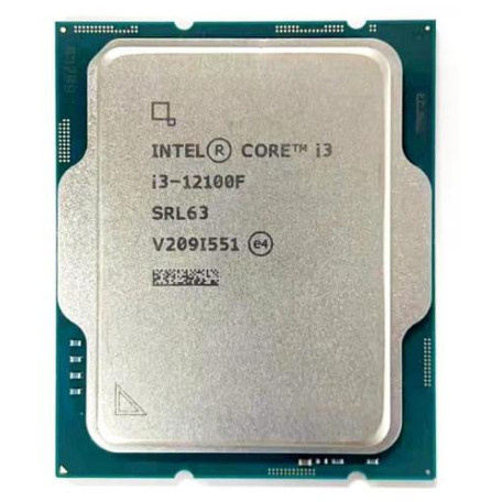 Процесор Intel Core i3 12100F (CM8071504651013) (Socket 1700, 8T, 4.3 ГГц, Tray)