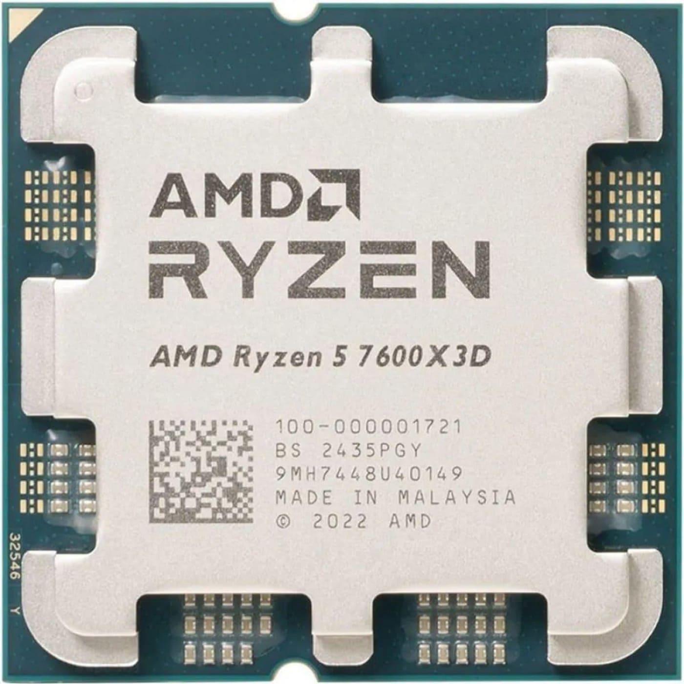 Процесор AMD Ryzen 5 7600X3D WOF (100-100001721WOF) (Socket AM5, 12T, 5.3 ГГц, Box)