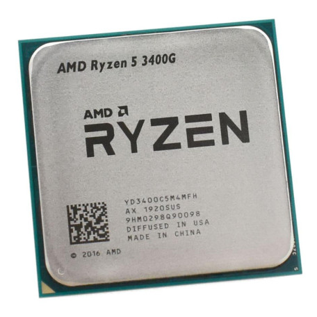 Процессор AMD Ryzen 5 3400G (YD3400C5M4MFH) (Socket AM4, 8T, 4.2 ГГц, Tray)