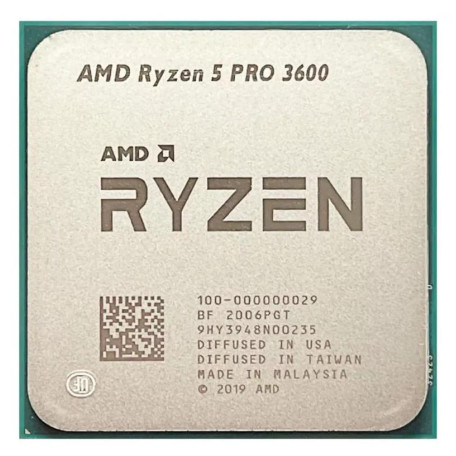 Процессор AMD Ryzen 5 PRO 3600 (100-000000029) (Socket AM4, 12T, 4.2 ГГц, Tray)